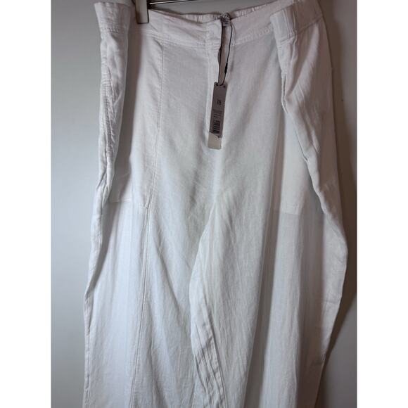 NIC+ZOE Paper White Rumba Park Wide-Leg Ankle Pant Size 18 NWT - Picture 13 of 16